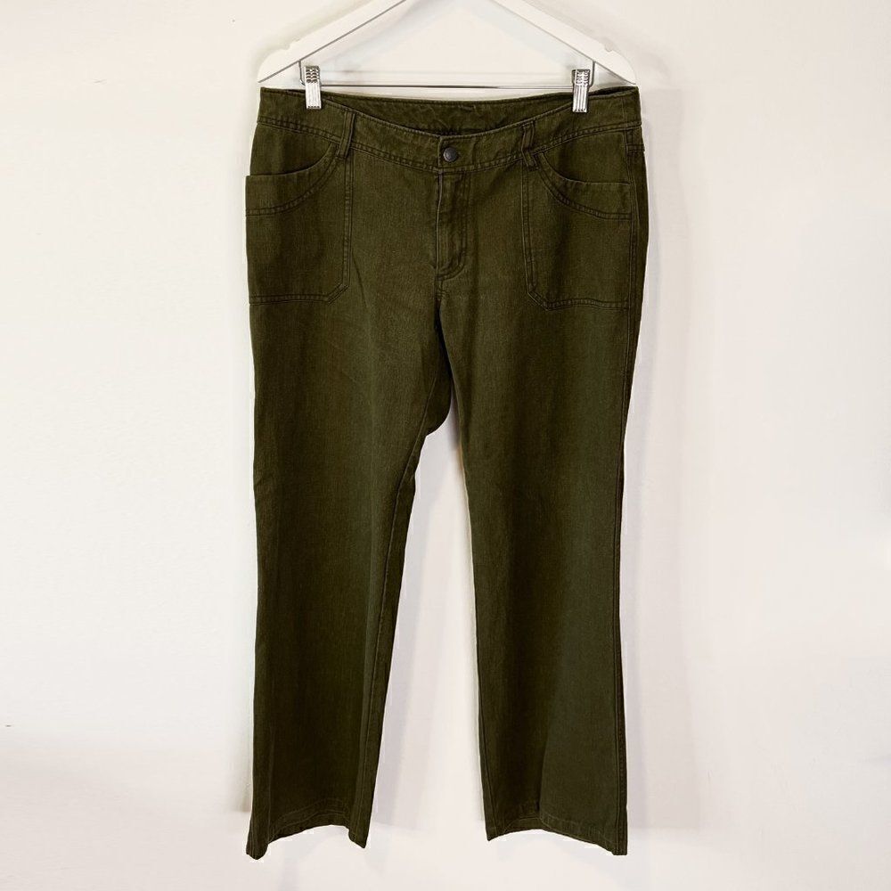 Patagonia Hemp Overstone Pants in Dark Olive Green